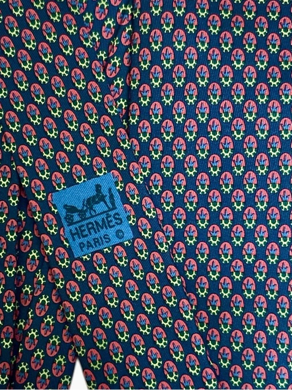 HERMÈS silk tie - Picture 6 of 7